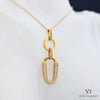 18k Yellow Gold Diamond Pendant