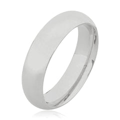 Full Court Plain Platinum Wedding Ring