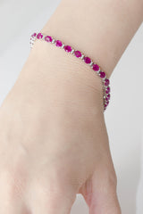 Ruby and Diamond Bracelet