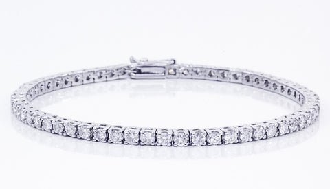 Diamond Tennis 18K White Gold Bracelet - OUT OF STOCK