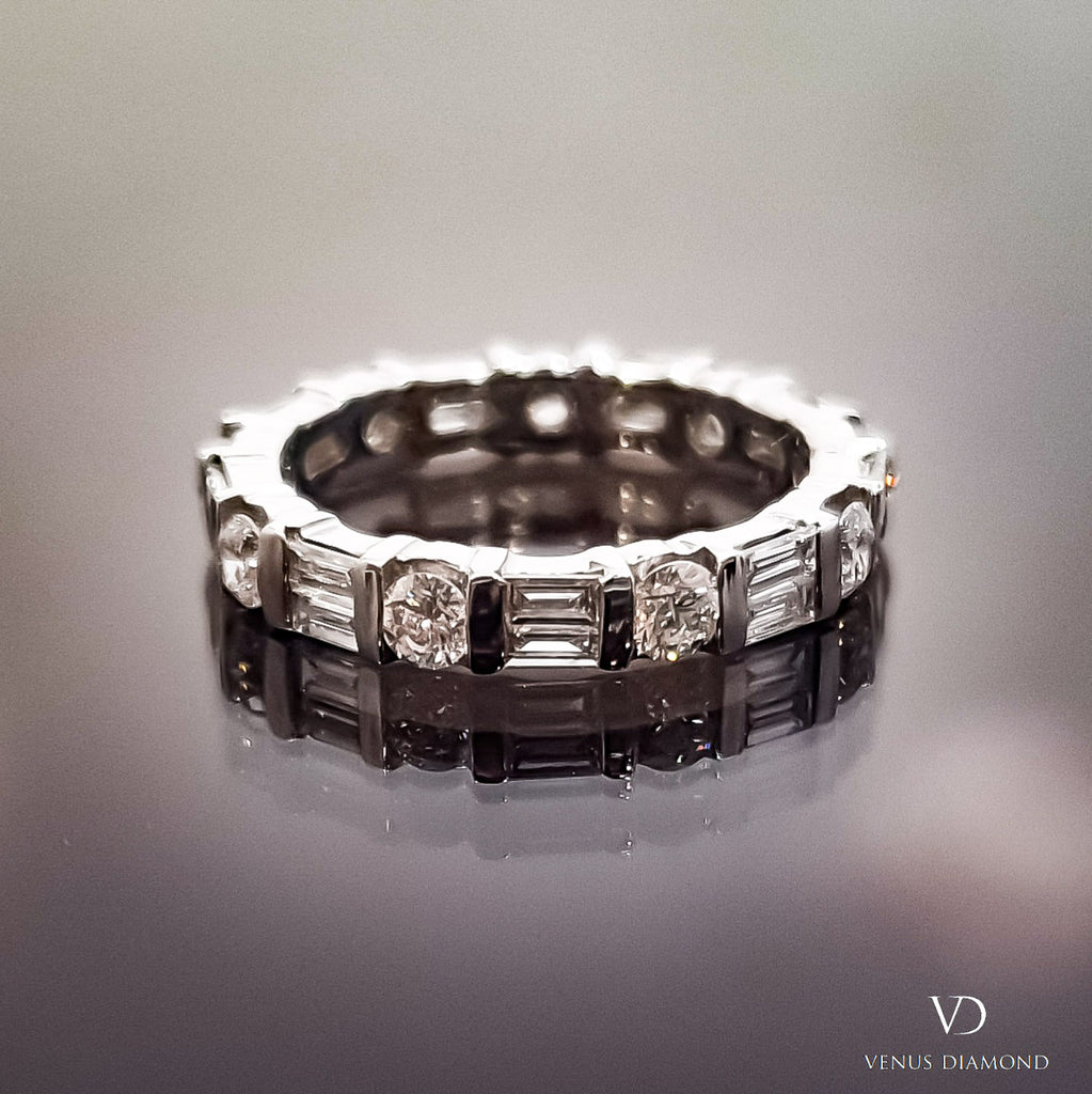 Multi-cut Diamond Full Eternity Ring