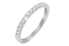 Half Way Diamond Eternity 18K White Gold Ring - OUT OF STOCK