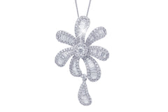 Fantasy Diamond 18K White Gold Pendant