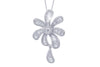 Fantasy Diamond 18K White Gold Pendant