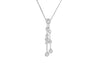 Bubble Diamond 18K White Gold Pendant