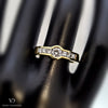 18k Yellow Gold Channel Set Mix Cut Eternity Ring